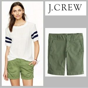 J.Crew Andie Olive Green Shorts 8